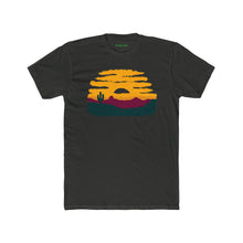 Load image into Gallery viewer, Sunset Desert Scene Unisex Cotton Crew Tee, Graphic T-Shirt, Casual Wear - Kactus Jock