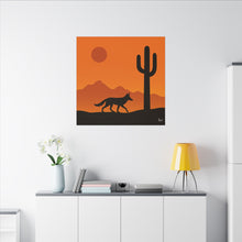 Load image into Gallery viewer, Series 2 Desert Road Runner Canvas Art Print - Vibrant Wall Decor for Nature Lovers - Kactus Jock