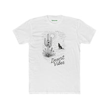 Load image into Gallery viewer, Desert Vibes Unisex Cotton Crew Tee, Bohemian T-Shirt, Summer Style Shirt - Kactus Jock