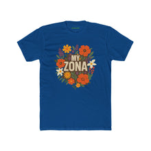 Load image into Gallery viewer, Floral Zona Unisex Cotton Crew Tee, Vintage Aesthetic Shirt, Casual Daily Wear - Kactus Jock