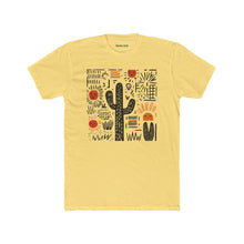 Load image into Gallery viewer, Desert Sunset Unisex Cotton Crew Tee, Cactus Shirt, Boho Graphic Tee - Kactus Jock