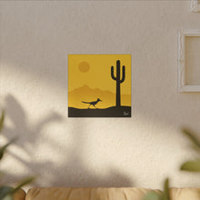 Load image into Gallery viewer, Series 1 Desert Road Runner Canvas Art Print - Vibrant Wall Decor for Nature Lovers - Kactus Jock