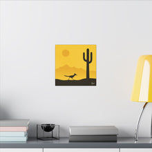 Load image into Gallery viewer, Series 1 Desert Road Runner Canvas Art Print - Vibrant Wall Decor for Nature Lovers - Kactus Jock