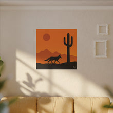 Load image into Gallery viewer, Series 2 Desert Road Runner Canvas Art Print - Vibrant Wall Decor for Nature Lovers - Kactus Jock