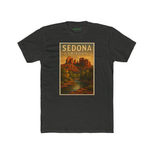 Load image into Gallery viewer, Sedona Arizona Vintage Unisex Cotton Crew Tee - Ideal for Travel Lovers - Kactus Jock
