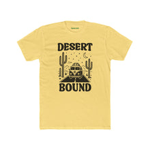 Load image into Gallery viewer, Desert Bound Unisex Cotton Crew Tee, Summer T-Shirt, Travel Tee, Fun Vacation Shirt - Kactus Jock