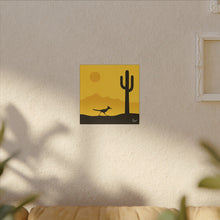 Load image into Gallery viewer, Series 1 Desert Road Runner Canvas Art Print - Vibrant Wall Decor for Nature Lovers - Kactus Jock