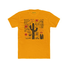 Load image into Gallery viewer, Desert Sunset Unisex Cotton Crew Tee, Cactus Shirt, Boho Graphic Tee - Kactus Jock