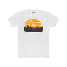 Load image into Gallery viewer, Sunset Desert Scene Unisex Cotton Crew Tee, Graphic T-Shirt, Casual Wear - Kactus Jock