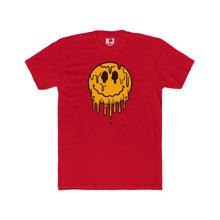 Load image into Gallery viewer, Drippy Smiley Unisex Crew Tee, Funny Graphic Tee, Cotton T-Shirt, Casual Wear, Gift for Friends, Summer Style - Kactus Jock