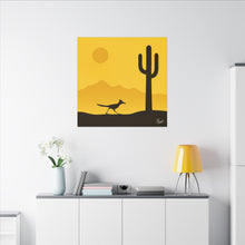 Load image into Gallery viewer, Series 1 Desert Road Runner Canvas Art Print - Vibrant Wall Decor for Nature Lovers - Kactus Jock