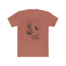 Load image into Gallery viewer, Desert Vibes Unisex Cotton Crew Tee, Bohemian T-Shirt, Summer Style Shirt - Kactus Jock