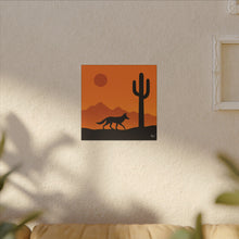 Load image into Gallery viewer, Series 2 Desert Road Runner Canvas Art Print - Vibrant Wall Decor for Nature Lovers - Kactus Jock