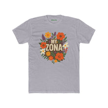 Load image into Gallery viewer, Floral Zona Unisex Cotton Crew Tee, Vintage Aesthetic Shirt, Casual Daily Wear - Kactus Jock