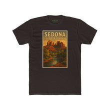 Load image into Gallery viewer, Sedona Arizona Vintage Unisex Cotton Crew Tee - Ideal for Travel Lovers - Kactus Jock