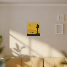 Load image into Gallery viewer, Series 1 Desert Road Runner Canvas Art Print - Vibrant Wall Decor for Nature Lovers - Kactus Jock