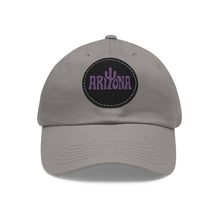 Load image into Gallery viewer, Arizona Dad Hat with Leather Patch - Casual Style for Outdoor Adventures - Kactus Jock
