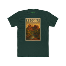 Load image into Gallery viewer, Sedona Arizona Vintage Unisex Cotton Crew Tee - Ideal for Travel Lovers - Kactus Jock