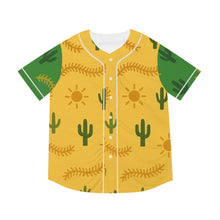 Load image into Gallery viewer, Vibrant Desert-Themed Men's Baseball Jersey, AOP Summer Apparel, Perfect for Travel - Kactus Jock