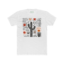 Load image into Gallery viewer, Desert Sunset Unisex Cotton Crew Tee, Cactus Shirt, Boho Graphic Tee - Kactus Jock