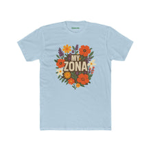 Load image into Gallery viewer, Floral Zona Unisex Cotton Crew Tee, Vintage Aesthetic Shirt, Casual Daily Wear - Kactus Jock