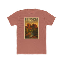 Load image into Gallery viewer, Sedona Arizona Vintage Unisex Cotton Crew Tee - Ideal for Travel Lovers - Kactus Jock
