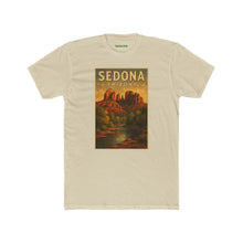 Load image into Gallery viewer, Sedona Arizona Vintage Unisex Cotton Crew Tee - Ideal for Travel Lovers - Kactus Jock