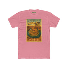 Load image into Gallery viewer, Greetings from Horseshoe Bend Arizona Unisex Cotton Crew Tee, Travel Shirt - Kactus Jock