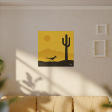 Load image into Gallery viewer, Series 1 Desert Road Runner Canvas Art Print - Vibrant Wall Decor for Nature Lovers - Kactus Jock