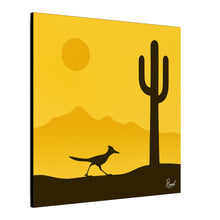 Load image into Gallery viewer, Series 1 Desert Road Runner Canvas Art Print - Vibrant Wall Decor for Nature Lovers - Kactus Jock