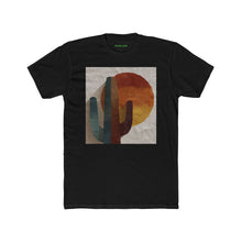 Load image into Gallery viewer, Desert Sunset Cactus Tee, Unisex T-Shirt, Boho Cotton Shirt, Casual Summer Wear - Kactus Jock