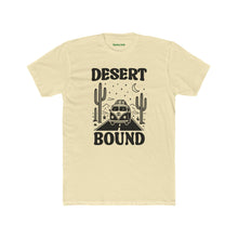 Load image into Gallery viewer, Desert Bound Unisex Cotton Crew Tee, Summer T-Shirt, Travel Tee, Fun Vacation Shirt - Kactus Jock