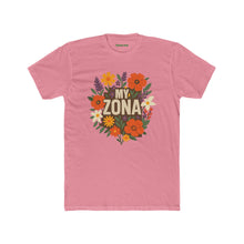 Load image into Gallery viewer, Floral Zona Unisex Cotton Crew Tee, Vintage Aesthetic Shirt, Casual Daily Wear - Kactus Jock
