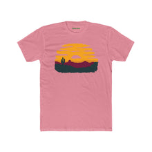 Load image into Gallery viewer, Sunset Desert Scene Unisex Cotton Crew Tee, Graphic T-Shirt, Casual Wear - Kactus Jock