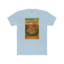 Load image into Gallery viewer, Greetings from Horseshoe Bend Arizona Unisex Cotton Crew Tee, Travel Shirt - Kactus Jock