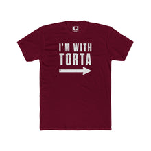Load image into Gallery viewer, I'm With Torta T-Shirt - Funny Foodie Tee with Arrow - Kactus Jock