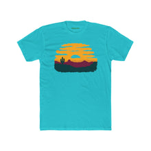 Load image into Gallery viewer, Sunset Desert Scene Unisex Cotton Crew Tee, Graphic T-Shirt, Casual Wear - Kactus Jock