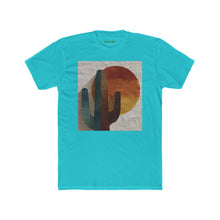 Load image into Gallery viewer, Desert Sunset Cactus Tee, Unisex T-Shirt, Boho Cotton Shirt, Casual Summer Wear - Kactus Jock