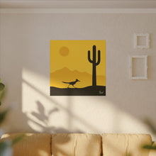 Load image into Gallery viewer, Series 1 Desert Road Runner Canvas Art Print - Vibrant Wall Decor for Nature Lovers - Kactus Jock