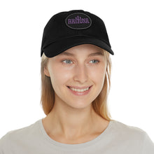 Load image into Gallery viewer, Arizona Dad Hat with Leather Patch - Casual Style for Outdoor Adventures - Kactus Jock