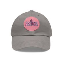 Load image into Gallery viewer, Arizona Dad Hat with Leather Patch - Casual Style for Outdoor Adventures - Kactus Jock
