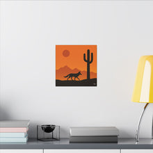 Load image into Gallery viewer, Series 2 Desert Road Runner Canvas Art Print - Vibrant Wall Decor for Nature Lovers - Kactus Jock