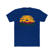 Load image into Gallery viewer, Sunset Desert Scene Unisex Cotton Crew Tee, Graphic T-Shirt, Casual Wear - Kactus Jock