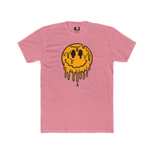 Load image into Gallery viewer, Drippy Smiley Unisex Crew Tee, Funny Graphic Tee, Cotton T-Shirt, Casual Wear, Gift for Friends, Summer Style - Kactus Jock