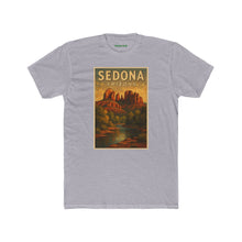 Load image into Gallery viewer, Sedona Arizona Vintage Unisex Cotton Crew Tee - Ideal for Travel Lovers - Kactus Jock