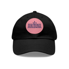Load image into Gallery viewer, Arizona Dad Hat with Leather Patch - Casual Style for Outdoor Adventures - Kactus Jock