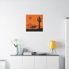 Load image into Gallery viewer, Series 2 Desert Road Runner Canvas Art Print - Vibrant Wall Decor for Nature Lovers - Kactus Jock
