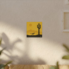 Load image into Gallery viewer, Series 1 Desert Road Runner Canvas Art Print - Vibrant Wall Decor for Nature Lovers - Kactus Jock