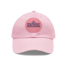 Load image into Gallery viewer, Arizona Dad Hat with Leather Patch - Casual Style for Outdoor Adventures - Kactus Jock