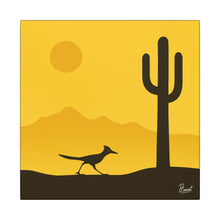 Load image into Gallery viewer, Series 1 Desert Road Runner Canvas Art Print - Vibrant Wall Decor for Nature Lovers - Kactus Jock